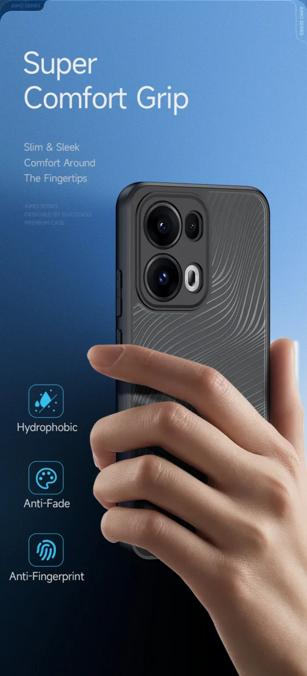 AIMO Premium Quality Shockproof Protective Bumper Case for OPPO RENO 13 5G and RENO 13F 5G. - Image 4