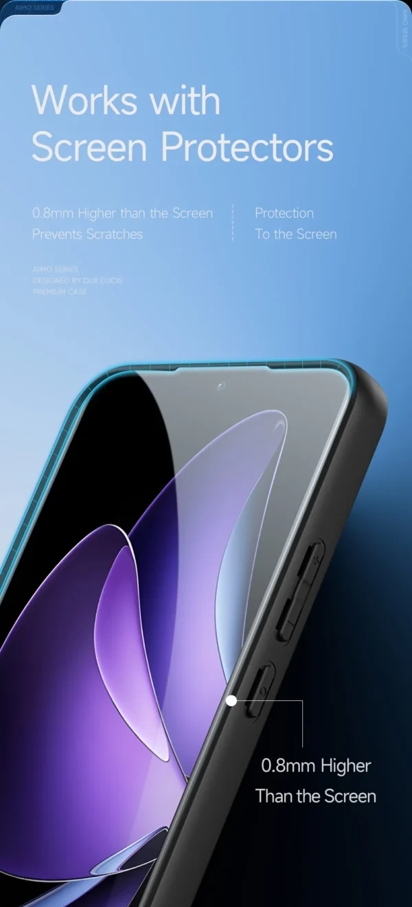 AIMO Premium Quality Shockproof Protective Bumper Case for OPPO RENO 13 5G and RENO 13F 5G. - Image 9