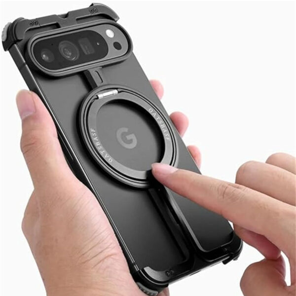 Luxury Premium Metal Frame Magnetic Aluminum Alloy Holder Phone Case for Google Pixel 9 Pro/9 Pro XL - Image 9