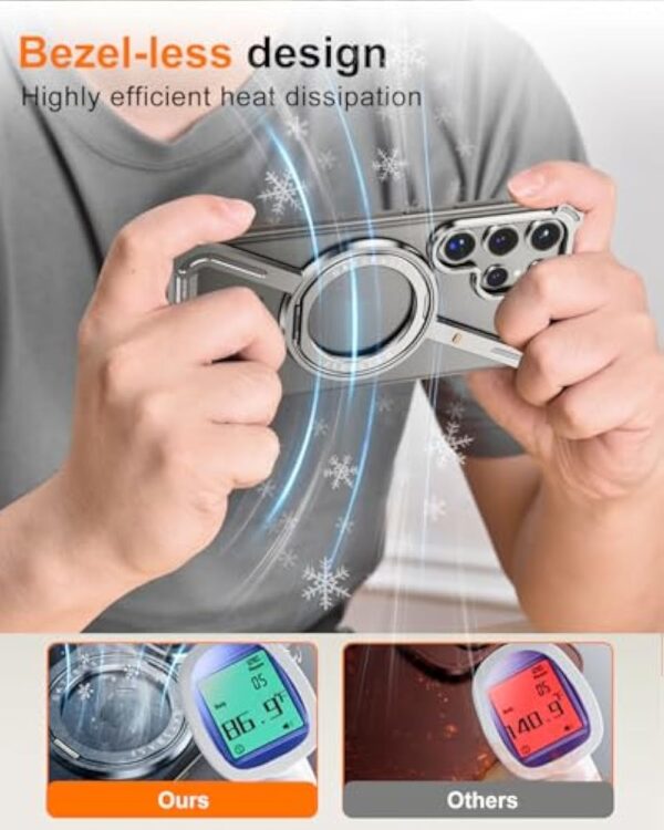 Luxury Premium OATSBASF Minimalist Magsafe Case Cover For Samsung Galaxy S24 Ultra and S25 Ultra - Image 17