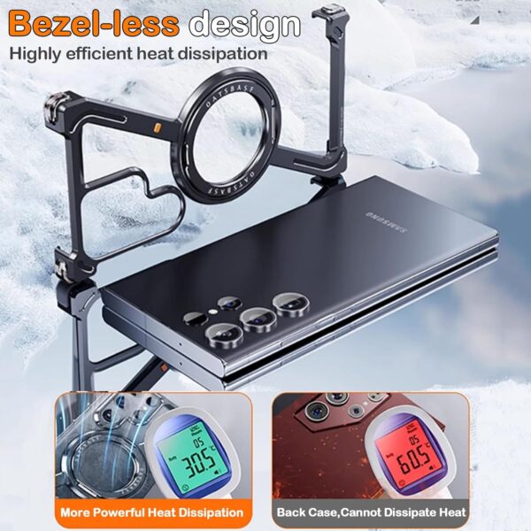 Luxury Premium OATSBASF Minimalist Magsafe Case Cover For Samsung Galaxy S24 Ultra and S25 Ultra - Image 9