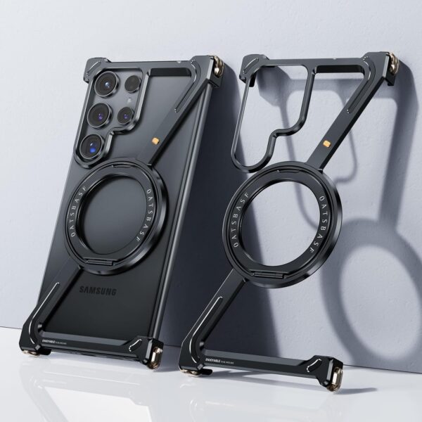 Luxury Premium OATSBASF Minimalist Magsafe Case Cover For Samsung Galaxy S24 Ultra and S25 Ultra - Image 21