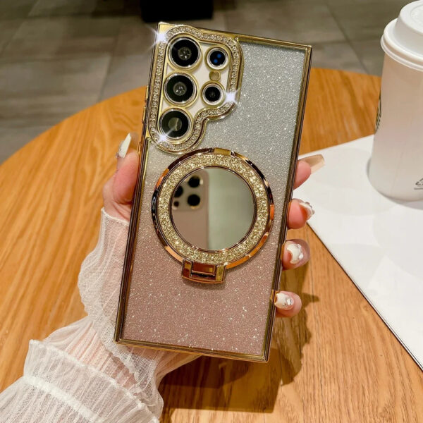 Luxury Premium Eletroplated Mirror Glitter Case Cover for Samsung Series - Image 12