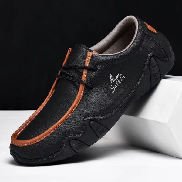 Super Men Salkin Leather Loafers - Image 4