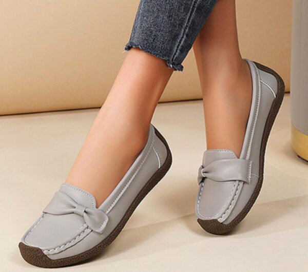 Ladies Quality Flat Official Brogues, Breathable Moccasins Shoes For Women - Image 3