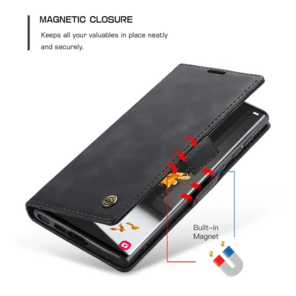 CaseMe Leather Flip Cover for Samsung Galaxy S22 ULTRA,S23 ULTRA,S23 ULTRA  and S25 ULTRA. - Image 15