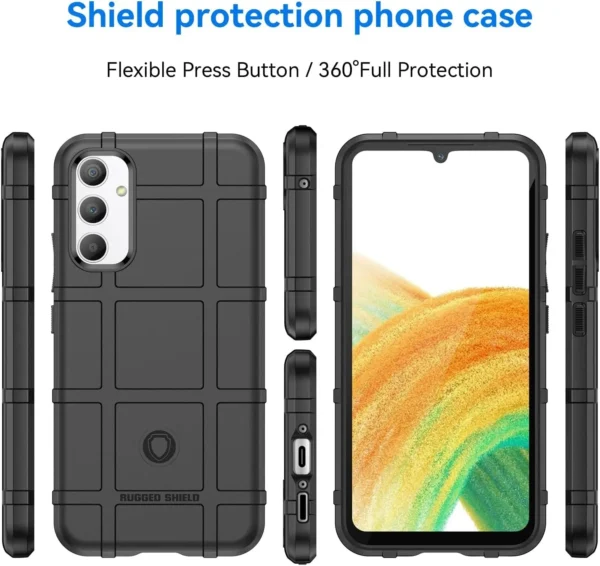 EGO TACTICAL Rugged Shield Brand Solid Color TPU Phone Case For Samsung A Series