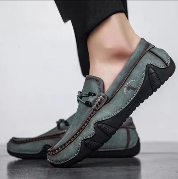 Fashion Flangesio Top Quality Handmade Loafers For Men Soft Comfortable All Season Shoes Moccasins Flats Casual Shoes. - Image 8