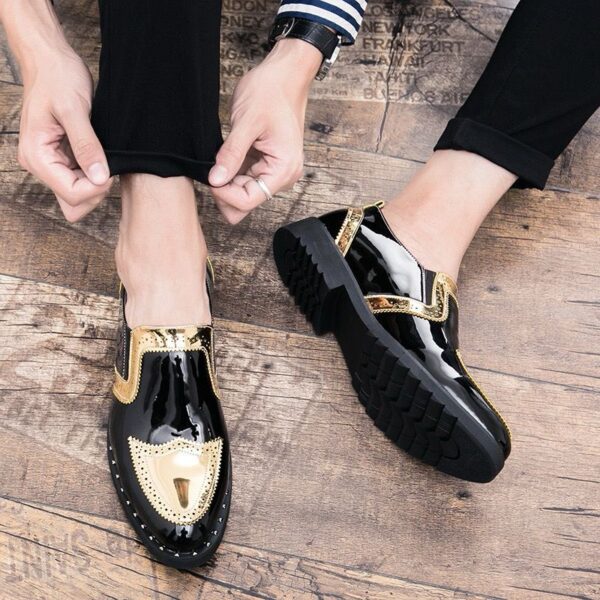 Men's Leather Oxford Brogue Wingtip Dress Shoes Formal Native Wears - Image 7